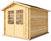 Alpholz Gartenhaus Bremen - 28 B Gerätehaus aus Holz in Pinie Geräteschrank mit 28 mm Wandstärke Gartenhaus mit Montagematerial Bild 2