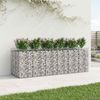 vidaXL Gabionen-Hochbeet 3 pcs Silber 3422227 Bild 5