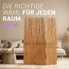 3 fach Paravent Raumteiler Weide Trennwand Weidenparavent in natur Bild 4