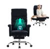 UEV Bürostuhl Ergonomisch mit Fußstütze Verstellbarer Kopfstütze (mit klappbare Armlehnen, verstellbarer Kopfstütze bis 226kg), Verstellbare Kopfstütze bis 90°, Verstellbare Rückenlehne bis 150° Bild 1