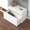 Sitzbank Degerfors 80x39x45 cm Weiß [en. casa] Bild 2
