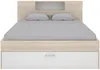 Vente-unique - LEANDRE Bett Holz, Platte BeigeWeiß - B 149,6 cm x H 95 cm x L 218,5 cm Bild 5