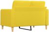 vidaXL 2-Sitzer-Sofa Hellgelb 120 cm Stoff 359088 Bild 5