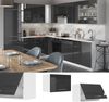 Hängeschrank Fame-Line Anthrazit Hochglanz 60 cm Flach Vicco Bild 2