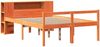 vidaXL Massivholzbett ohne Matratze Wachsbraun 150x200 cm Massivholz 3321984 Bild 3