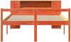 vidaXL Massivholzbett ohne Matratze Wachsbraun 150x200 cm Massivholz 3321984 Bild 4