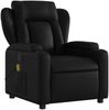vidaXL Massage-Relaxsessel, Kunstleder, Schwarz 3205596 Bild 3