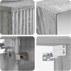 vidaXL Badezimmerschrank-Set 4 pcs Grau Sonoma 50 x 14,5 x 70 cm 3407388 Bild 4