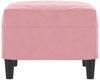 vidaXL Fußhocker Rosa 60x50x41 cm Samt 349296 Bild 4