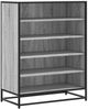 vidaXL Schuhschrank Grau Sonoma 75x38x97,5 cm Holzwerkstoff Metall 3300873 Bild 2