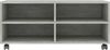 vidaXL TV-Schrank mit Rollen Betongrau 90x35x35 cm Holzwerkstoff 800184 Bild 4
