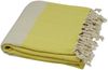 Hamamtuch gelb naturbeige Zickzack Bild 2