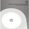 BRILONER – LED Akku Stehleuchte 3 in 1, Stufenweise Dimmbar, Touch, LED Stehleuchte Aussen, LED Stehlampe kabellos, Weiß Bild 2
