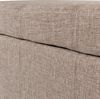 Aufbewahrungs-Truhe Kriens, Sitzbank Bank, Stoff/Textil, 45x114x45cm FSC®-zertifiziert ~ beige Bild 5