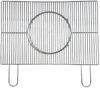 Grillrost mit herausnehmbarem Innenteil verchromt 69,5x46cm Grillgitter Multifunktionsrost Grillzubehör flexibel einsetzbar für Wok, Pizzastein & mehr BBQ Bild 5