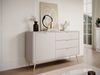 Kommode Literpo 1D3S (Farbe: Beige) Bild 2