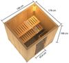 Karibu Sauna Tromsö + 9kW BIO-Kombiofen mit ext. Steuerung Easy Bild 5