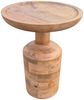 Massivholz Beistelltisch KITAR-E 45cm Mangoholz natural Handmade Unikat Tabletttisch Bild 2