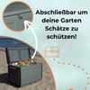 GarPet Gartenbox Gartenbox Aufbewahrungsbox 290 L Wetterfest Garten Kissenbox XXL Bild 5