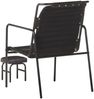 vidaXL Relaxsessel mit Fußhocker Schwarz Echtleder 323729 Bild 5