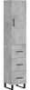 vidaXL Highboard Betongrau 34,5x34x180 cm Holzwerkstoff 3198877 Bild 2
