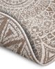 In- und Outdoor Wendeteppich Rund Lilja Beige - 140 cm Durchmesser Bild 4