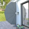 vidaXL Faltbarer Terrassen-Seitenfächer Grau 200 cm 44576 Bild 3