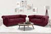 Home affaire Sitzgruppe Chesterfield, (2-tlg), hochwertige Knopfheftung, bestehend aus 2- und 3-Sitzer Bild 2
