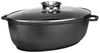 Haushalt International Bräter Aluguss Bräter Brattopf Backofen-Topf mit Glasdeckel, Aluminiumguss (2-tlg), Bräter und Deckel bis 250°C backofenfest Bild 4