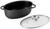 Haushalt International Bräter Aluguss Bräter Brattopf Backofen-Topf mit Glasdeckel, Aluminiumguss (2-tlg), Bräter und Deckel bis 250°C backofenfest Bild 2