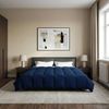 vidaXL Sommerdecke Gepolstert Dunkelblau 220 x 240 cm Mikrofaser 42025974 Bild 4