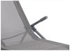 Annastore Gartenliege Sonnenliege Corfu - Campingliege - Gartenliege faltbar, Schwingliege, Strandliege faltbar, zusammenklappbar, mit zwei Sitz- und Liegepositionen, aus leichtem Stahl mit textiler Bespannung aus Polyester Bild 3