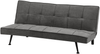 Schlafsofa HASLE Dunkelgrau Stoff Bild 4