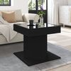 LED-Couchtisch, Sofatisch Schwarz 50x50x45 cm Holzwerkstoff Bild 2