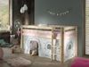 Kinderbett Karolina 210x114x106 Massivholz Natur Textilset Burg 1 Bild 3