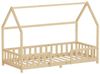 ML-DESIGN Spielbett Hausbett Kinderbett inkl. Lattenrost kreativ Bodenbett für Kinder, Abenteuerbett ohne Matratze 90x200cm Holzbett Natur Kiefer Bettgestell Bild 4