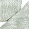 Estella Mako-Satin Bettwäsche 135x200 Joaquin khaki Rauten grün natur 7909-16 Bild 4