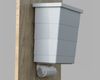 Hailo 1075965 ReadyBin 10 L 226x160x350 mm incl. Wandhalter hellgrau Bild 2