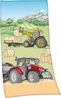 Trecker Velourstuch Duschtuch Badetuch Handtuch Strandtuch Traktor 75x150 cm Bild 2
