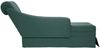 vidaXL Chaiselongue mit Nackenrolle, Rechter Armlehne, Samt dunkelgrün, 145 x 56 x 70 cm Bild 5
