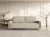 Selsey 'Majla' 3-Sitzer Schlafsofa mit wasserabweisendem Strukturgewebe und Bettkasten, Beige Bild 2