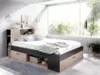 Vente-unique - LEANDRE Bett Holz, Platte GrauBeige - B 149,6 cm x H 95 cm x L 218,5 cm Bild 3