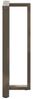 vidaXL Bartischbeine T-Form 2 Stk. Naturstahl 60x35x(110-111) cm Stahl 4013107 Bild 5