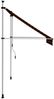 vidaXL Einziehbare Markise Handbetrieben 200 cm Orange und Braun 145836 Bild 3