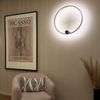 s.luce Ring Air LED Wandleuchte & Deckenlampe Ø 60cm Schwarz, Aluminium Bild 5