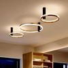 s.luce Ring Air LED Wandleuchte & Deckenlampe Ø 60cm Schwarz, Aluminium Bild 2