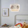 Kinder-Hängeleuchte Lurgan mit Elefanten-Motiv Weiß [lux. pro] Bild 5