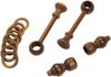SN DECO GROUP Gardinenstange Filigrano, 1-läufig, Fixmaß, mit Bohren, verschraubt, Holzwerkstoff, 28 mm, Holz, verschiedene Längen und Farben, Komplettset Bild 4