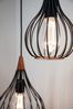 Halo Design No. 990914 LED Pendelleuchte DROPS, schwarz matt-Holz Ø 30 Bild 3