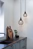 Halo Design No. 990914 LED Pendelleuchte DROPS, schwarz matt-Holz Ø 30 Bild 2